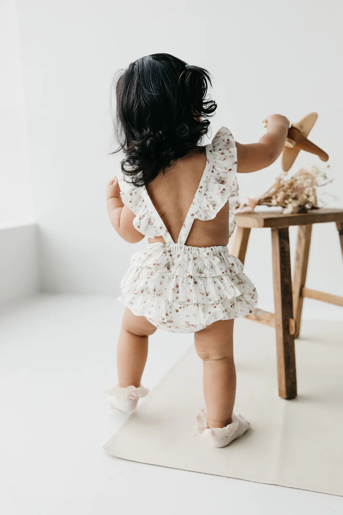 Fleur Playsuit- Papillon Garden