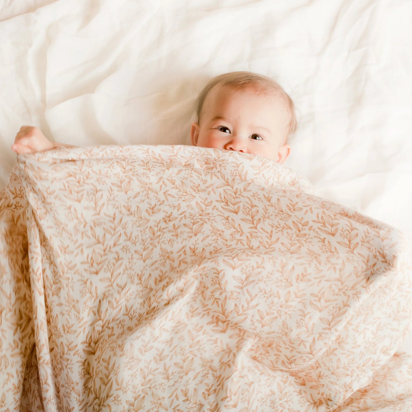 Golden Vines Muslin Wrap Swaddle