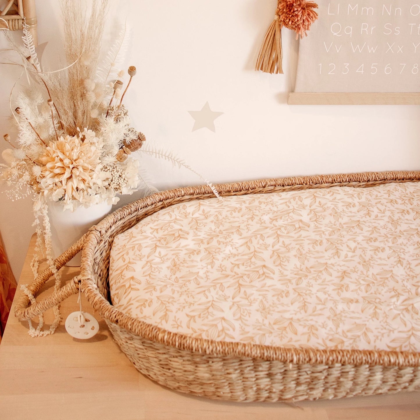 Golden Vines Muslin Wrap Swaddle