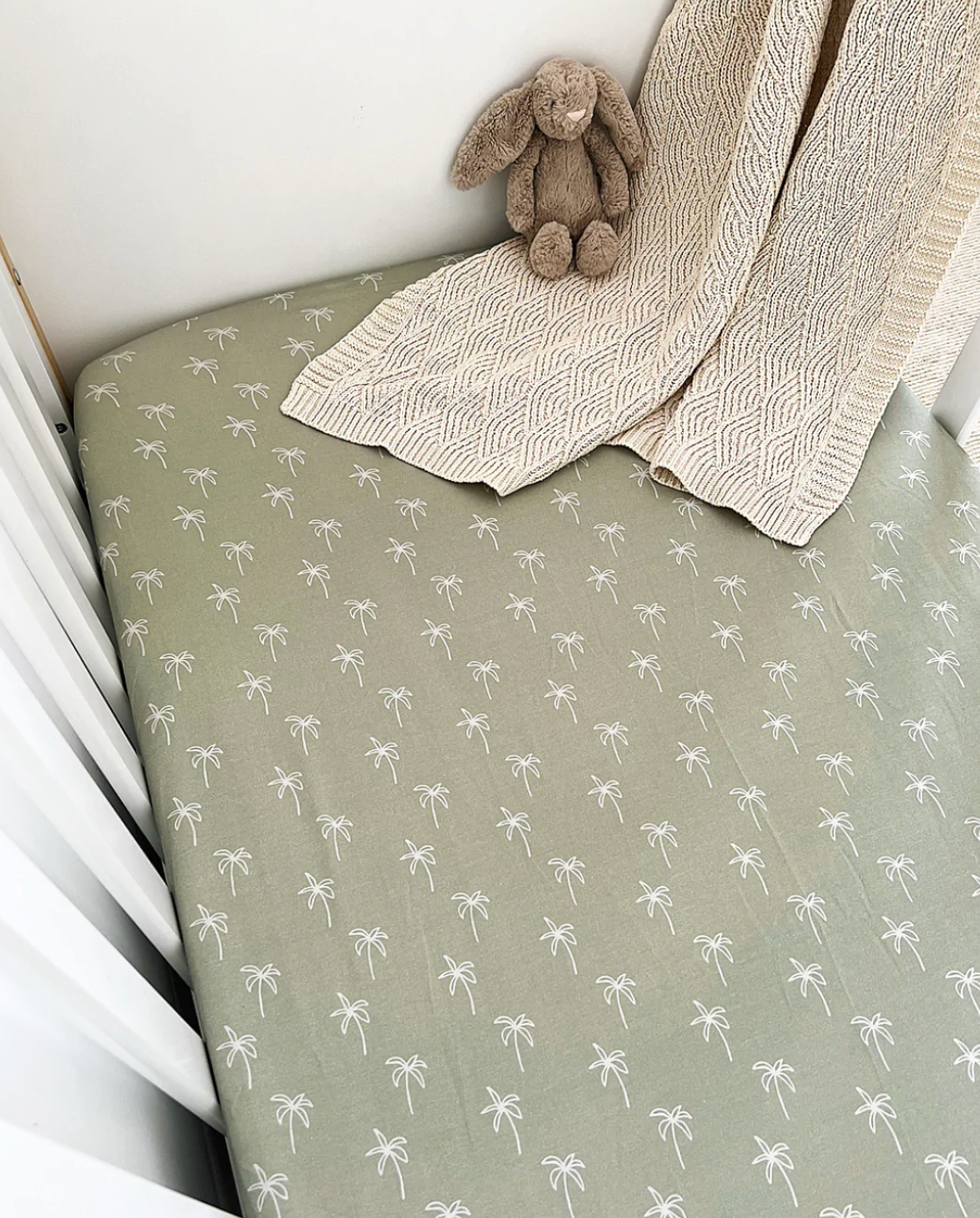 Hey Mumma Co Palmy Nights Cot Sheet