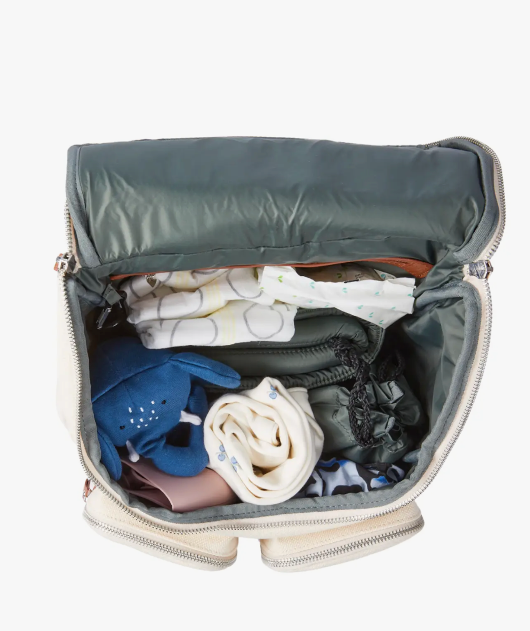 OiOi Canvas Nappy Backpack- Natural