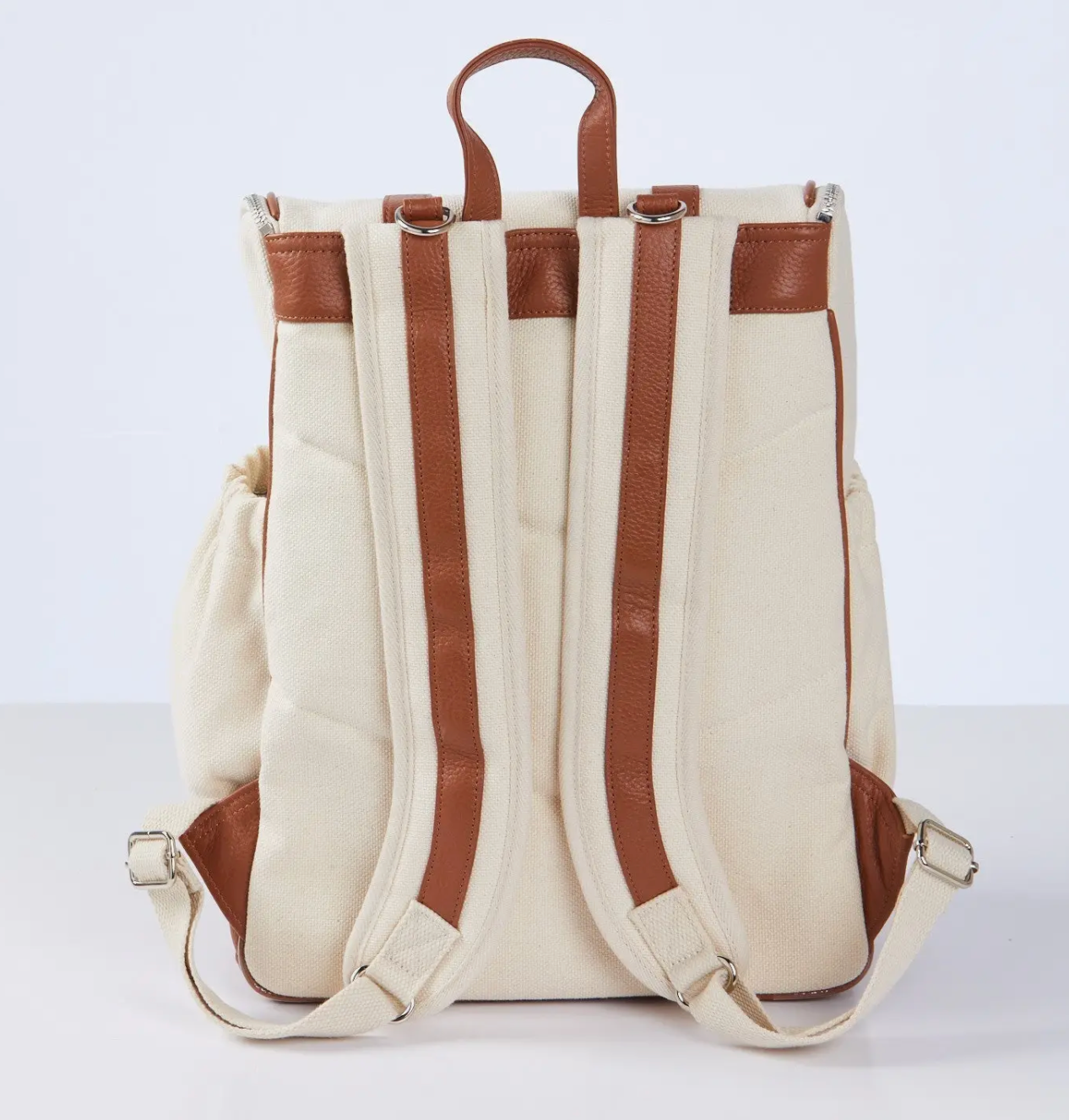 OiOi Canvas Nappy Backpack- Natural