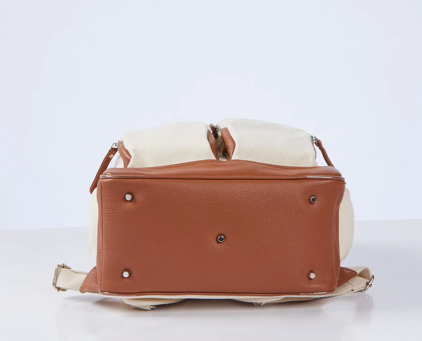 OiOi Canvas Nappy Backpack- Natural