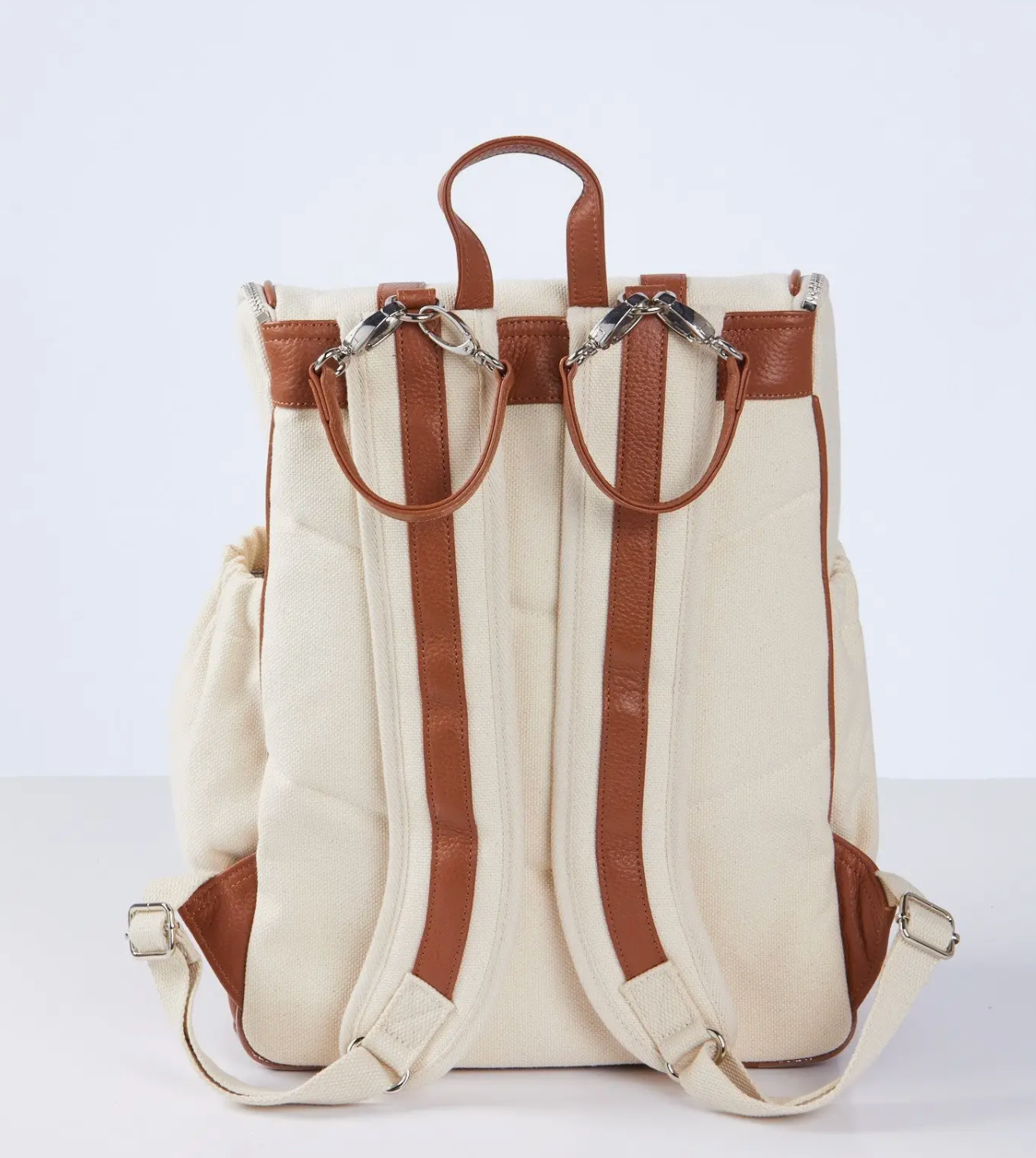 OiOi Canvas Nappy Backpack- Natural