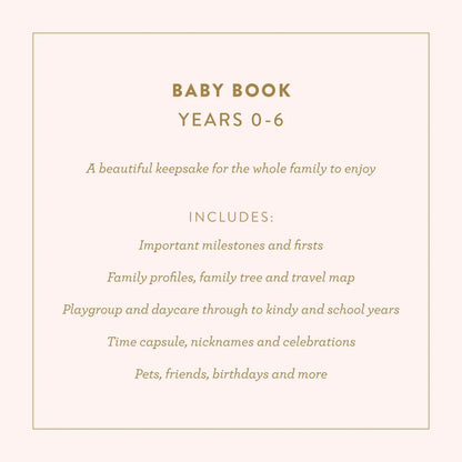 Baby Book- Rose