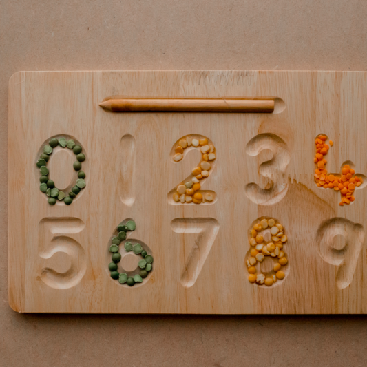 QTOYS Number Tracing Board