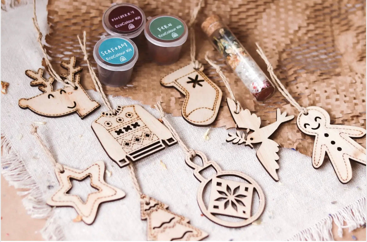 Christmas DIY Wooden Ornaments