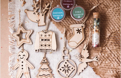 Christmas DIY Wooden Ornaments