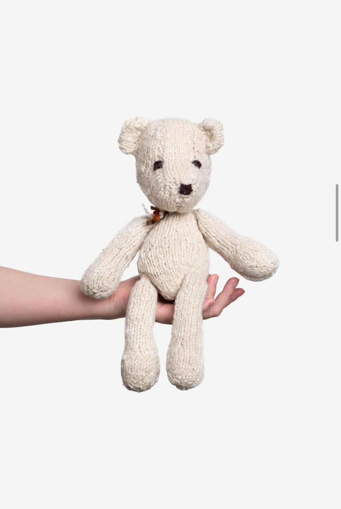 Hand Knitted Teddy Bear